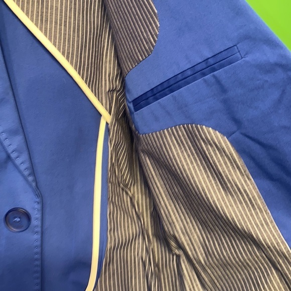 Mens Guess Size Small Mens Dean Blazer in Blue - Picture 10 of 12